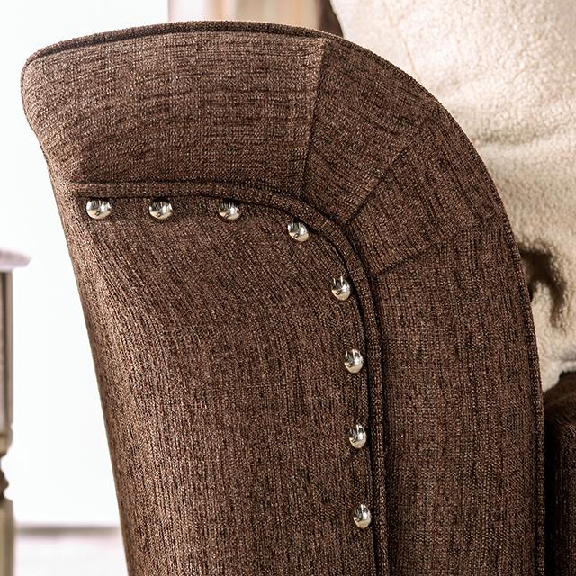 BELSIZE Sofa, Chocolate/Tan - Furniture Stars (Chicago, IL)