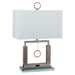 Jessica Brushed Steel 17"H Steel Table Lamp - Furniture Stars (Chicago, IL)