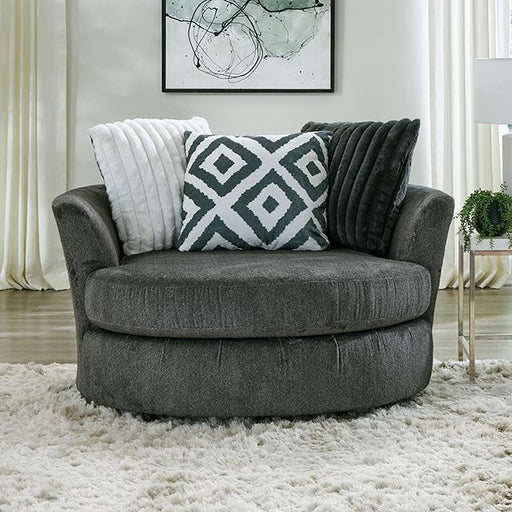 Loughlin Swivel Chair - Furniture Stars (Chicago, IL)