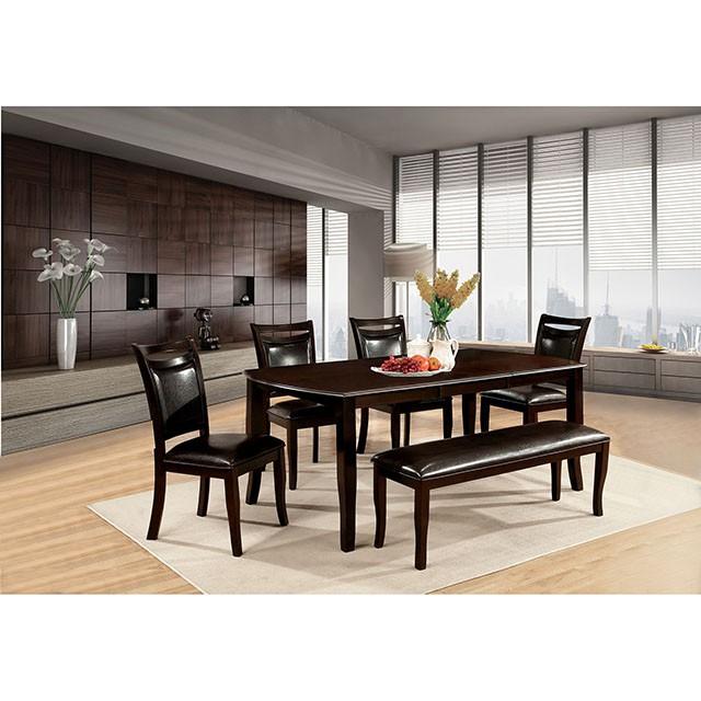 Woodside Dark Cherry/Espresso Dining Table - Furniture Stars (Chicago, IL)