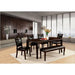 Woodside Dark Cherry/Espresso Dining Table - Furniture Stars (Chicago, IL)