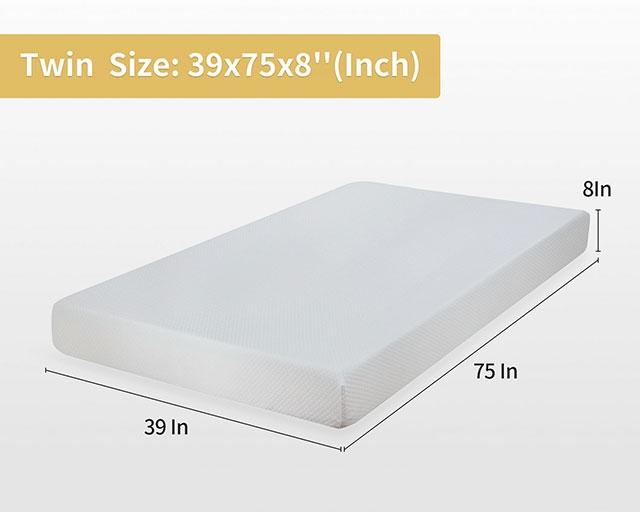 Artemisia 8" Memory Foam Mattress - Furniture Stars (Chicago, IL)