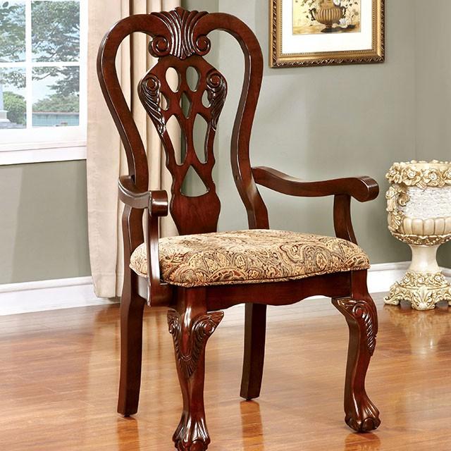 ELANA Brown Cherry Dining Table w/ 18" Butterfly Leaf - Furniture Stars (Chicago, IL)