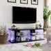 Ernst Black/Clear 60" TV Stand - Furniture Stars (Chicago, IL)