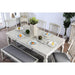 Georgia Antique White/Gray Dining Table - Furniture Stars (Chicago, IL)