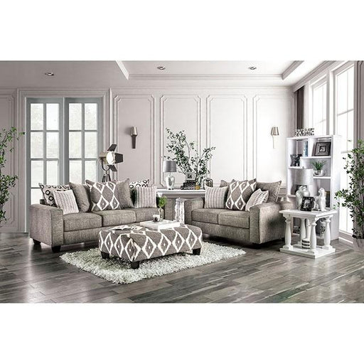 Basie Gray Love Seat - Furniture Stars (Chicago, IL)
