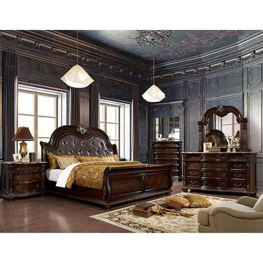 Fromberg Brown Cherry Mirror - Furniture Stars (Chicago, IL)