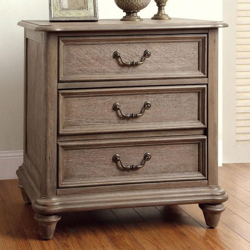 BELGRADE I Rustic Natural Tone Night Stand - Furniture Stars (Chicago, IL)