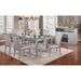 Alena Silver Dining Table - Furniture Stars (Chicago, IL)