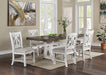 AULETTA Dining Table, Gray - Furniture Stars (Chicago, IL)