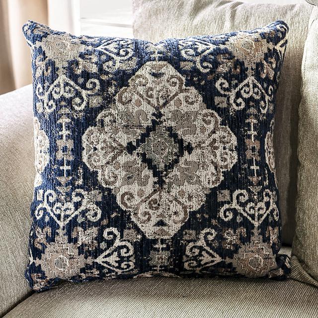 BELSIZE Sofa, Beige/Navy - Furniture Stars (Chicago, IL)