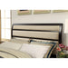 Berenice Espresso/Beige Cal.King Bed - Furniture Stars (Chicago, IL)