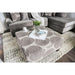 Bonaventura Gray/Pattern Ottoman - Furniture Stars (Chicago, IL)