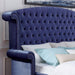 ALZIR Queen Bed, Blue - Furniture Stars (Chicago, IL)