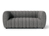 AVERSA Loveseat, Charcoal Gray - Furniture Stars (Chicago, IL)