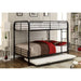 BROCKET Black Metal Full/Full Bunk Bed - Furniture Stars (Chicago, IL)