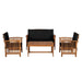Kyushu 4 Pc. Patio Set - Furniture Stars (Chicago, IL)