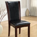 Manhattan I Dark Cherry/Brown Side Chair, Espresso (2/CTN) - Furniture Stars (Chicago, IL)