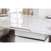 Midvale White/Chrome Dining Table - Furniture Stars (Chicago, IL)
