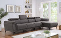 NAPANEE Sectional, Dark Gray - Furniture Stars (Chicago, IL)