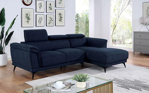 NAPANEE Sectional, Navy - Furniture Stars (Chicago, IL)