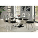 ORLA Silver/Black Side Chair (2/CTN) - Furniture Stars (Chicago, IL)