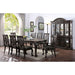 Petersburg Dark Gray Dining Table w/ 1x18"Leaf - Furniture Stars (Chicago, IL)