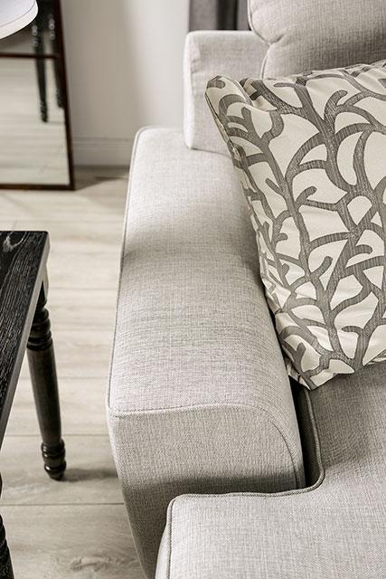 PICOTEE Sofa, Light Gray/Black - Furniture Stars (Chicago, IL)