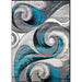 Niksar Turquoise 5' X 7' Area Rug - Furniture Stars (Chicago, IL)