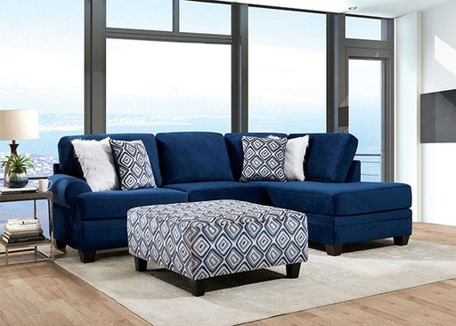 WALDPORT Swivel Chair, Navy - Furniture Stars (Chicago, IL)