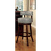 SHIRLEY Dark Oak/Gray 29" Bar Stool - Furniture Stars (Chicago, IL)