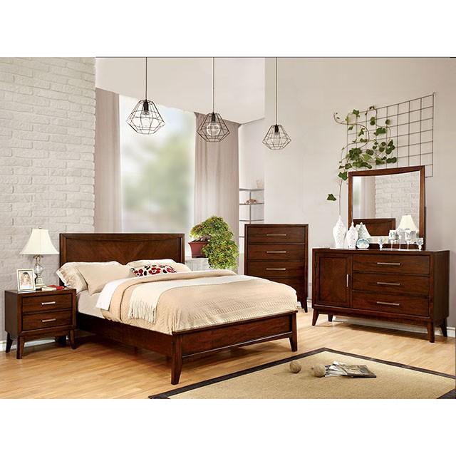 SNYDER Brown Cherry Mirror - Furniture Stars (Chicago, IL)