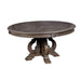 Arcadia Rustic Natural Tone Round Dining Table - Furniture Stars (Chicago, IL)