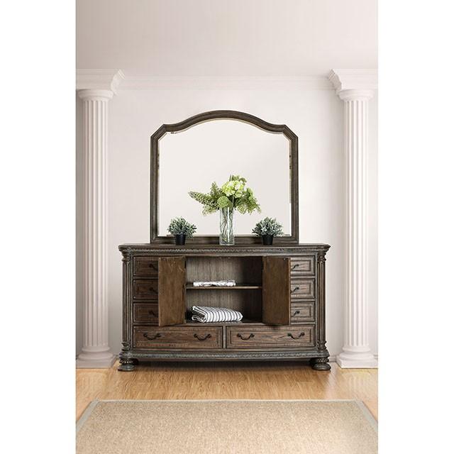 Persephone Rustic Natural Tone Mirror - Furniture Stars (Chicago, IL)