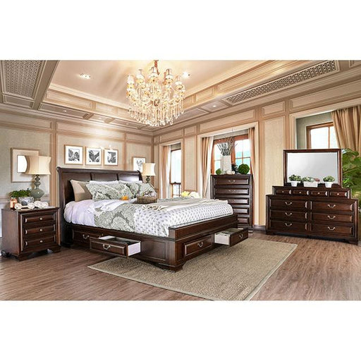 Brandt Brown Cherry Mirror - Furniture Stars (Chicago, IL)