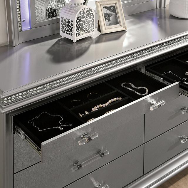 MADDIE Dresser, Silver - Furniture Stars (Chicago, IL)