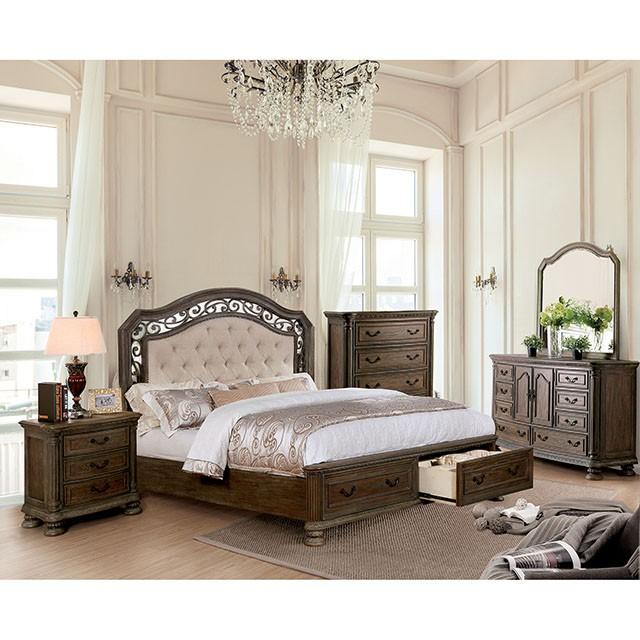 Persephone Rustic Natural Tone Mirror - Furniture Stars (Chicago, IL)