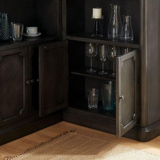 Voltaire Gray Curio Cabinet - Furniture Stars (Chicago, IL)