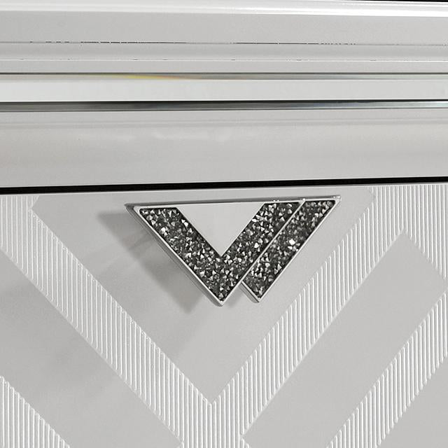 EMMELINE Chest, White - Furniture Stars (Chicago, IL)
