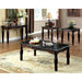Brampton Espresso/Black Faux Sofa Table - Furniture Stars (Chicago, IL)