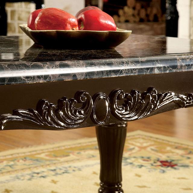 Brampton Espresso/Black Faux Sofa Table - Furniture Stars (Chicago, IL)