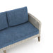 Carezza 5 Pc Set - Sofa, 2 Club Chairs, 2 Stools-Dark Blue