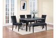 D8685DT+(4) D8685DC-BLK+D8685BN-BLK - Furniture Stars (Chicago, IL)
