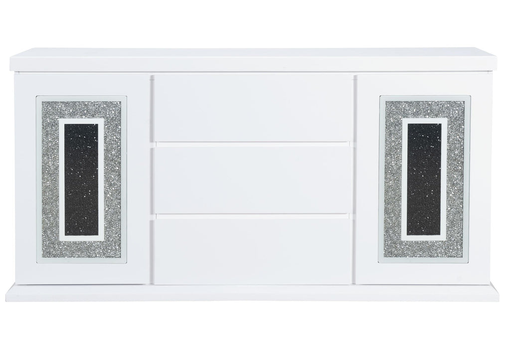 MONACO WHITE BUFFET - Furniture Stars (Chicago, IL)