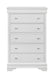 Pompei Metallic White Chest image
