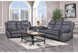 U2200 DOMINO GRANITE POWER RECLINING SOFA/POWER CONSOLE RECLINING LOVESEAT WITH POWER SWITCH/POWER RECLINER - Furniture Stars (Chicago, IL)