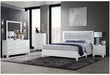 LUCCIA WHITE QUEEN BED GROUP WITH LED - Furniture Stars (Chicago, IL)