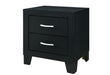 REID BLACK NIGHTSTAND - Furniture Stars (Chicago, IL)