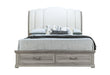 ROWAN NATURAL KING BED WITH STORAGE - Furniture Stars (Chicago, IL)