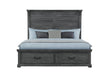 TATUM GREY STOARGE KING BED - Furniture Stars (Chicago, IL)